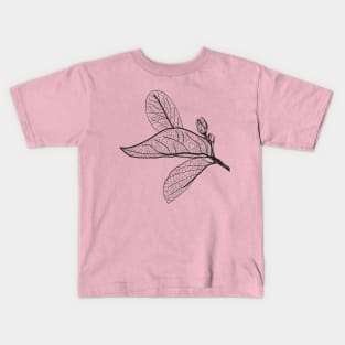 Leaves contours Kids T-Shirt